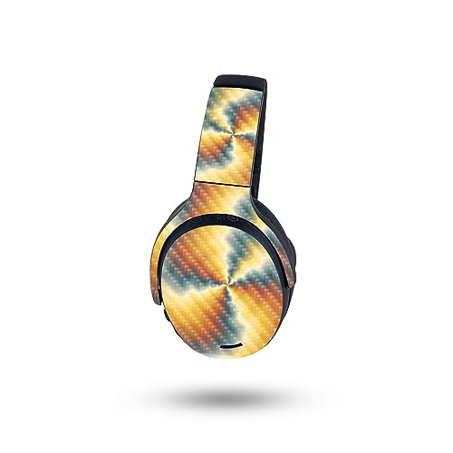 Image of MightySkins Carbon Fiber Skin Compatible with Skullcandy Crusher ANC 2 - Eye of The Storm | Protective, Durable Textured Carbon Fiber Finish | Easy to Apply