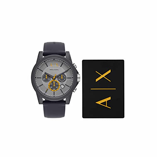 Image of Armani Exchange Analogue Men's Watch (Blue Colored Strap)