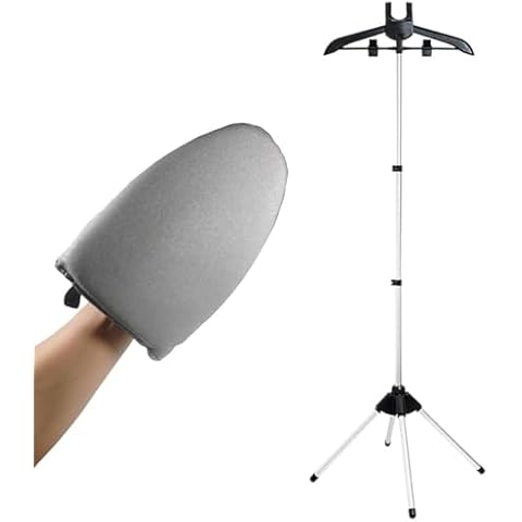 Garment Steamer Ironing Gloves and Garment hanger for steaming clothes,Steam rack for clothes,Handheld garment steamer rack,Clothes hanger for steam ironing Cover
