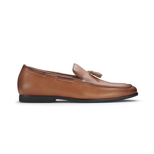Image of Ferro Aldo Men's Premium Moc Toe Loafers | Casual & Dress Styles with Tassels & Horsebit Buckles