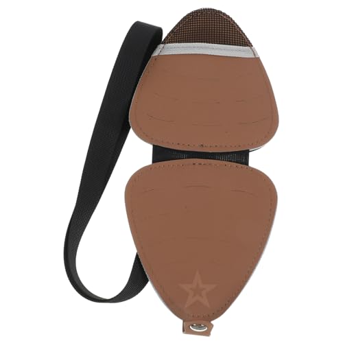 ULDIGI Leather Guitar Pick Storage Bag Design with Lanyard for Easy Carrying Holds Picks Durable Leather Guitar Accessory for Musicians