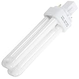 Toyvian 4 Stück 13W Kompaktleuchtstofflampen 2 Polig Energiesparende Doppelröhren Leuchtstofflampen mit 2 Pin Stecker Flimmerfreies Licht für Badezimmer und Deckenleuchten