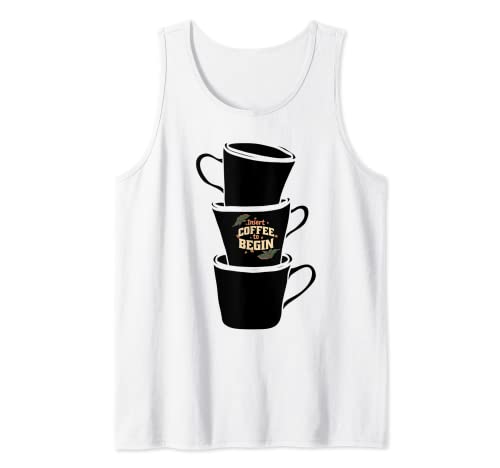 Tasses empilées Caféine Coffee Java Lovers hommes femmes Débardeur