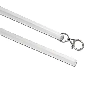 TOOFN 2 Pack 36 Inch Universal Drapery Pull Rod Invisible Clear Curtain Wand for Easier Opening and Back (Acrylic, 36
