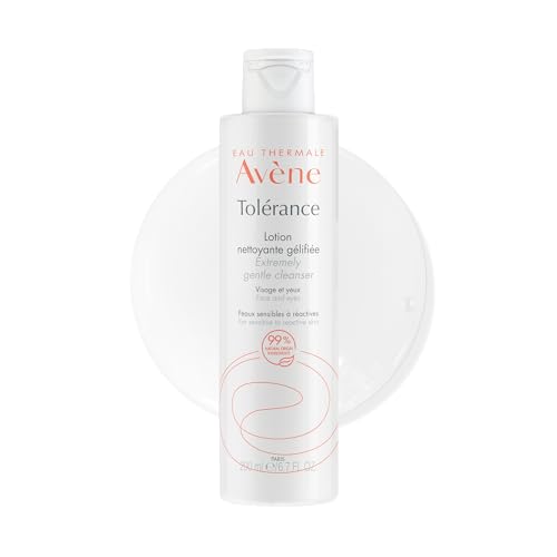 EAU THERMALE AVENE Tolerance Extremely Gentle Cleanser – Rinse-Free Facial Cleanser for Hypersensitive & Allergy-Prone Skin- Fragrance-Free & Dermatologist Approved- 200m