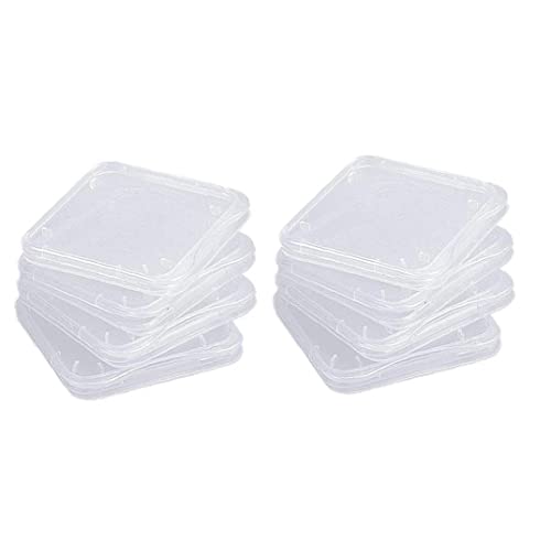 Custodia trasparente Universal SD Scheda di archiviazione Durable SDHC Memory Card Box 10pcs Componenti per computer