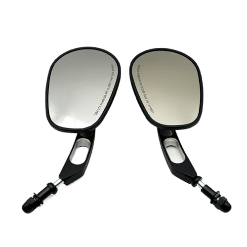 Rétroviseurs moto 8mm noirs universels pour XL1200 et XL883