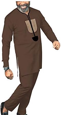 African Clothes for Men Dashiki Printed Coats and Pants 2 Piece Set Ankara Blazer Traditional Outwear Plus Size Wear