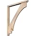Ekena Millwork BKT0402X32X38IMP01SDF Imperial Traditional Smooth Bracket w/Offset Brace, Douglas Fir