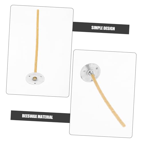 100 pzas mechas para velas con capa de cera de abeja miniatura 5