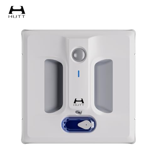 Image of HUTT A1 Auto Window Cleaning Robot, Upgraded 4 Water Spray & 6000PA High Suction Power Window Cleaner with Laser Sensor Detection, Perfect for High-Rise Windows, Tiles and Glass