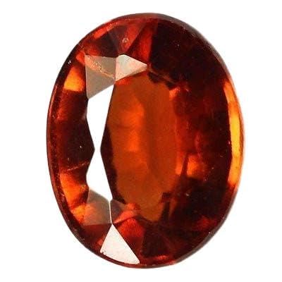 Grenat hessonite cylindre gommé G.D Gems ratti pierre naturelle
