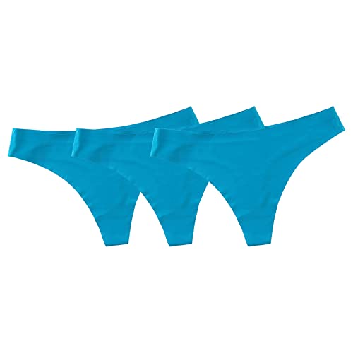 Slip Enfant Fille 4 Ans Lot de 3 Strings en Soie décontractés sans Couture pour Femmes de Couleur...