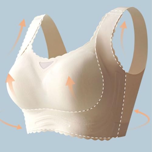 Verafits Bra, Full-Coverage Wirefree Shaper Bra, Thin Soft Scalloped, Bust Lifting & Shaping, Breathable, Seamless2