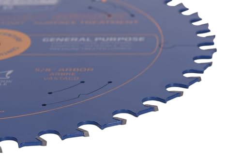 Image of Century Drill & Tool 10601 Woodworker General Purpose Saw Blade, 10 inch | .098 inch /2.50 mm kerf, 15 hook angle, cuts wood, heat-resistant coating