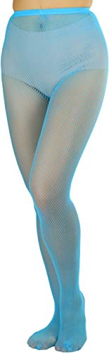 Image of ToBeInStyle Women's Sexy Vibrant Fine Classic Fishnet Full Footed Pantyhose