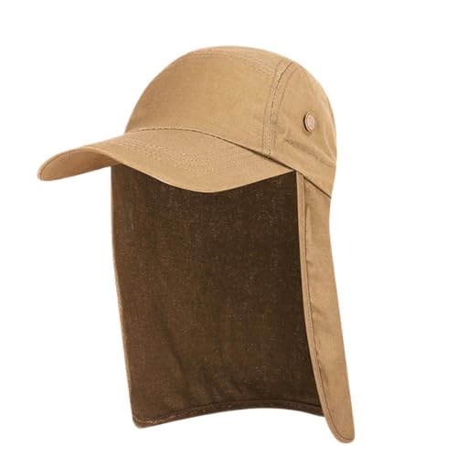 Genérico Sombrero con protección de Cuello y | Secado Rápido y Absorción de Sudor con UPF 50+ | Sombrero Parasol Transpirable | para Hombres, Mujeres, Senderismo, Ciclismo, Vacaciones y Playa