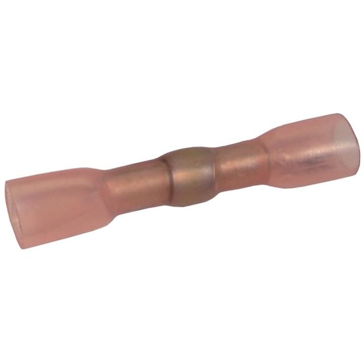 Pico 2254A 22-16 AWG Electrical Wiring Crimp and Solder Seal Heat Shrink Butt Connectors 100 per Package