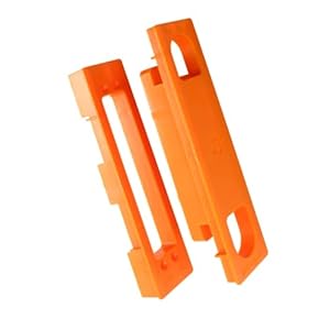 TamBee Hidden Door Hinge Mortiser Template Invisible Hinge Router Guide Template for Hidden Door Installation Kit, Lightweight & Reusable Design（6 inch）