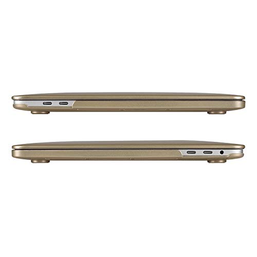 Protector MacBook Pro 13 dorado para trabajar en cafeterías y viajes modelo A2338 4