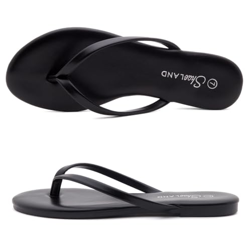 Shoe Land 196002 Womens Falema Flip Flops Casual Thong Flat Sandals Slip thumb #2