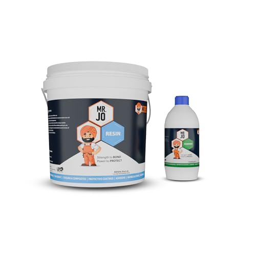 Image of MR. JO Floorkot-HB [ 3kg ] | High Build Epoxy Floor Coating | Solvent-Free | Heavy-Duty Industrial Flooring | Chemical & Abrasion Resistant (Grey)