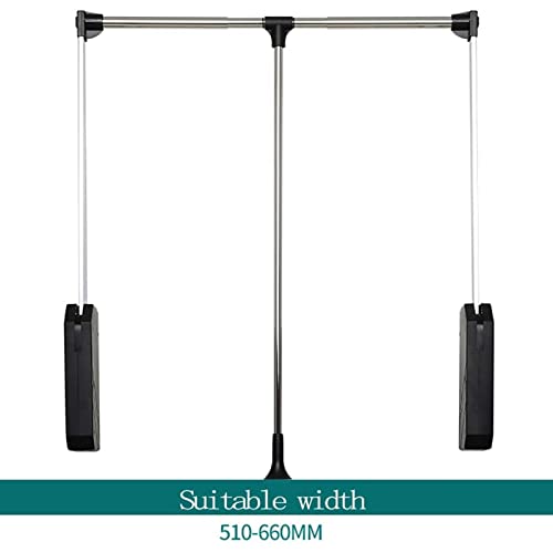 Tringles de garde-robe télescopiques : la solution pour dressing haut accessible - 5