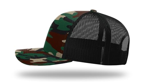 Image of Richardson 112 Trucker Hat - Premium Blank Baseball Cap, Adjustable Snapback Hat - Structured Six Panel Richardson Blank Hats