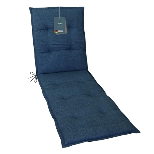 LILENO HOME Sonnenliege Auflage [1er Set - Rollliege] in Dunkelblau -...