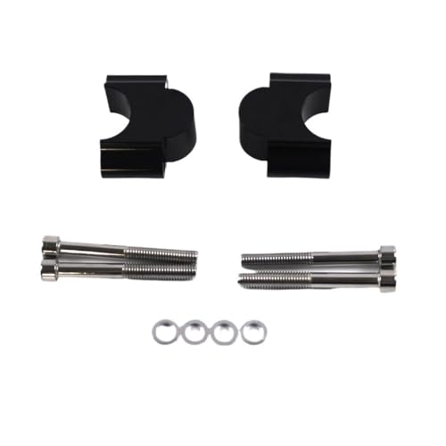 Rehausseur de guidon moto universel aluminium 22mm 28mm fixation pince