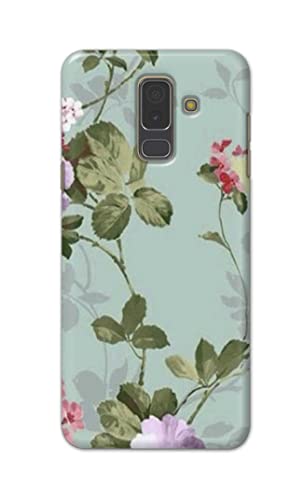 Image of Printed Hard Back Cover Case for Samsung Galaxy A6 Plus | A6+ | Samsung Galaxy J8 Back Cover (Floral Painting) -702