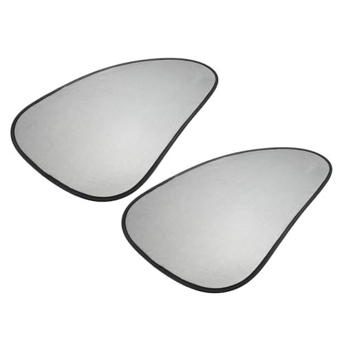 TEMPNAP Parasol Diseño Transpirable Ventanas Laterales de Coche para 1 Par de Malla Negra Protección Solar y Interior de Vehículo