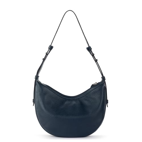 Image of The Sak Tess Crescent Shoulder Bag - Premium Women's Handbag for Everyday & Travel - Adjustable Strap with Zipper Closure