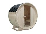 Vente-unique-Sauna de Exterior 2 plazas - Ancho 185 x Prof. 120 x Alt. 190...