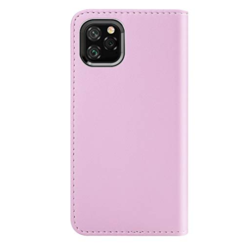 Coque iPhone 11 Pro Max rose à rabat avec porte-cartes intégré - 3