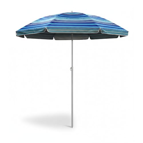Desert Ranger Beach Umbrella UV 50+ Outdoor Portable Sunshade Umbrella with Carry Bag for Garden Beach Outdoor - 2 M