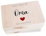 Erinnerungsbox - Holzkiste mit Deckel...