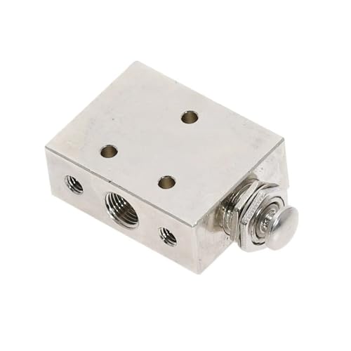 Interrupteur pneumatique TAC2-41P 1/8 vanne mécanique bouton-poussoir 2 positions 5 voies - 5
