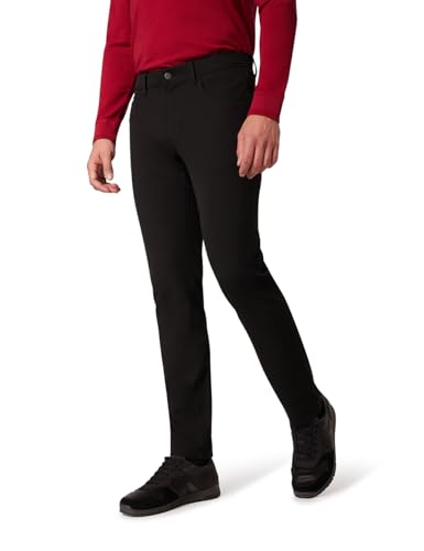 PIONEER AUTHENTIC JEANS Herren Freizeithose Rando | Männer Stoffhose | Regular Fit | schwarz 1399 9000 | 34W - 32L