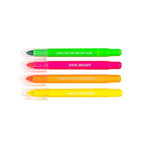 Yoobi | Highlighter Gel Pens | Includes 4 Highlighters in Pink, G...