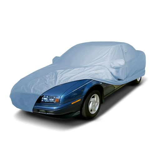 Image of iCarCover Premium Car Cover for 1987-1996 Chevy Beretta Heavy Duty Waterproof All-Weather Automobiles Custom Fit Indoor Outdoor UV Snow Protection Covers with Straps and Bag