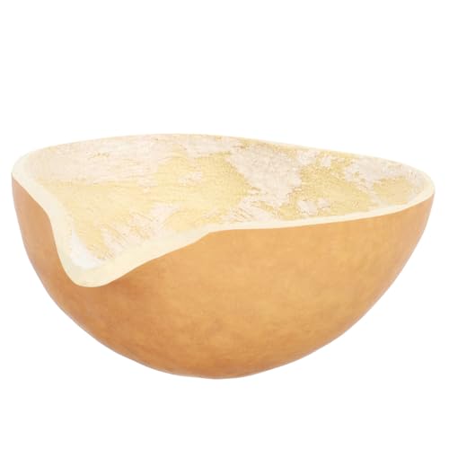 Angoily Cuchara Creativa de Calabaza para Arroz y Agua Utensilio de Cocina Artesanal Ecológico Diseño Pequeño y Resistente Adecuado para Uso Doméstico y Limpieza de Frutas y Verduras