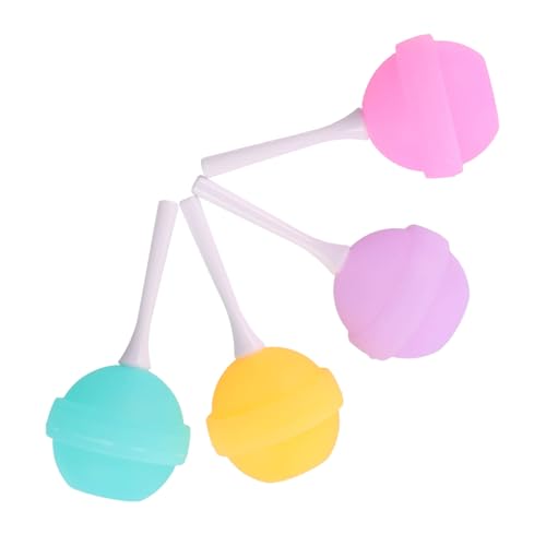 Holibanna 4pièces Moule Sucettes Glacées Silicone Moules Glaçons Créatifs Réutilisables Résistants Au Froid Pour Popcakes Diy Cuisine Forme Lollipop Facile à Nettoyer Et Stocker Pour Famille