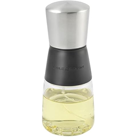 Cole & Mason H103699 Epping Oil & Vinegar Mister | Oil Dispenser/Vinegar Dispenser | Acrylic/Stainless Steel | 155mm | Single | Includes 1 x Oil Spray Bottle/Vinegar Spray Bottle | 2 Year Guarantee Cover
