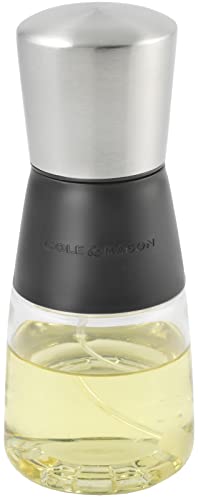 Cole & Mason H103699 Epping Spray à D'Huile & Vinaigre, 200ml, Flacon Pulvérisateur/Vaporisateur Huile Pour Friture/Cuisson, Plastique/Inox, Fourni Vide