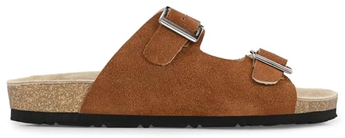 Image of AFROJACK Men's Orginal Leather Sandals | Casual Sliders for Boys s801