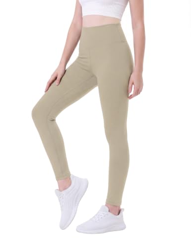 Image of Gnainach Bootcut Leggings Girls Teens High Waist Soft Stretch Yoga Pants | Flare Design With Gusseted Crotch,Interlock Seams Reduce Chafing, For Dance, Yoga, Running, Ballet, Daily Wear