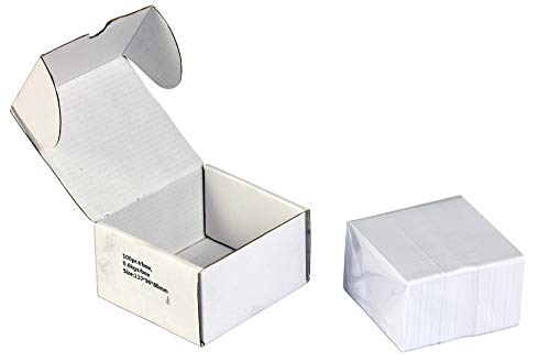 COLIBYOU PVC Cards (100 Pack) - 30 Mil - PVC ID Cards, Best Quality, Enhanced Ink Receptive Coating - Waterproof, Double Sided, Edge to Edge Printing.