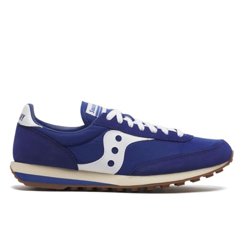 Image of Saucony Unisex Trainer 80 Sneaker, Royal/White, 7.5 UK