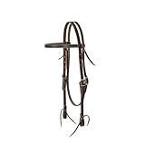Turquoise Cross Skirting Leather Headstall